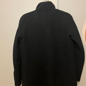 Black jcrew wool coat